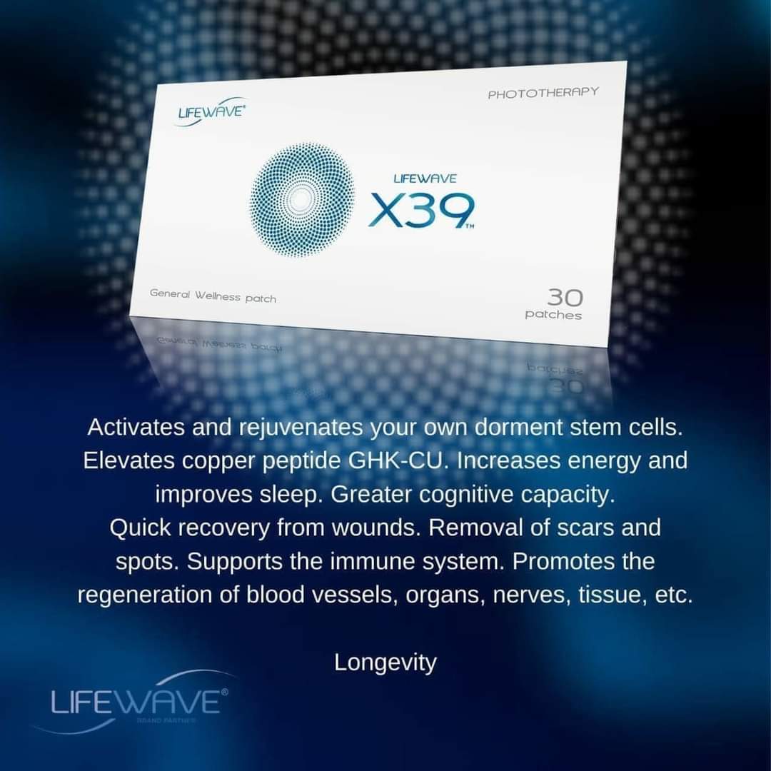 Lifewave -X39 patches